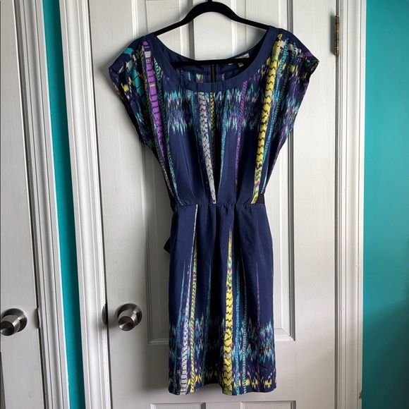 Bebop Navy and Multicolor Dress - Picture 1 of 7